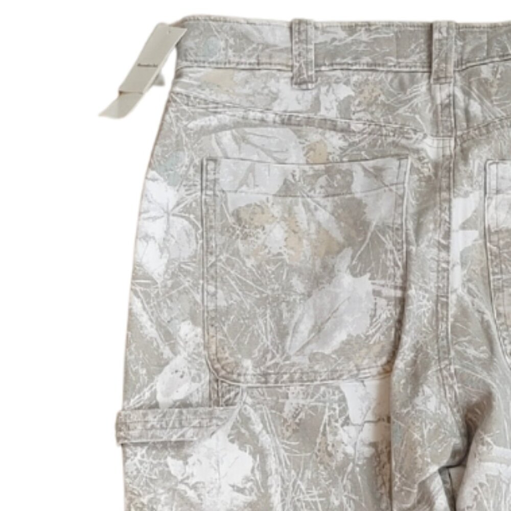 NWT Men's Abercrombie & Fitch Loose Workwear Pant Light Gray Camo - Size 29/32 - Picture 4 of 4